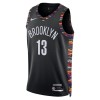 Camiseta Hombre Brooklyn Nets Tyrese Martin 2025-26 Nike City Edition Negro Swingman